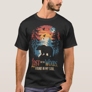 Bärennatur verloren im Wald fand Seelenbergbaum T-Shirt