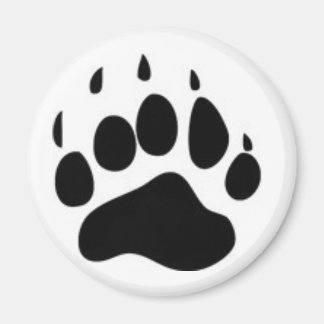 Bärenpaw Print Magnet
