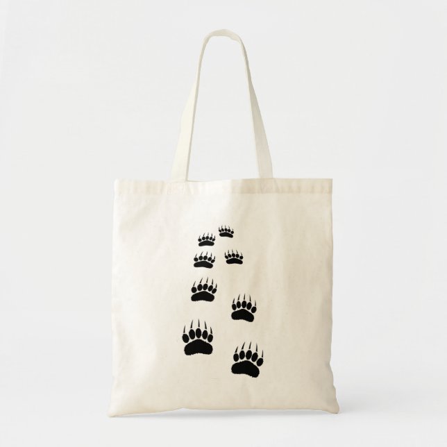 Bärenpaw Print Tragetasche (Vorne)