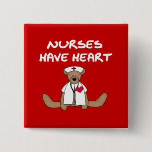 Bärenpfleger haben herzliche T - Shirt und Geschen Button