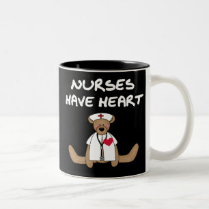Bärenpfleger haben herzliche T - Shirt und Geschen Zweifarbige Tasse