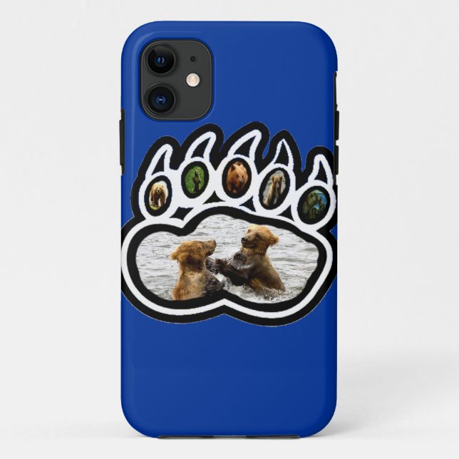 Bärenpranke Case-Mate iPhone Hülle (Rückseite)
