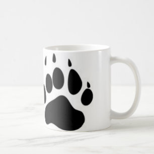 Bärenpranke-Druck Tasse