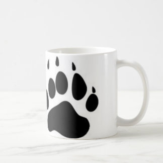 Bärenpranke-Druck Tasse