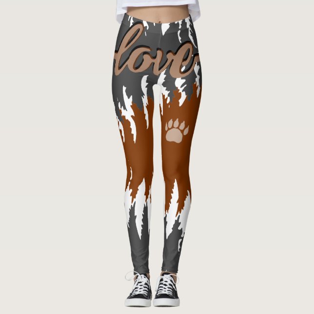 Bärenpranke Leggings (Vorderseite)