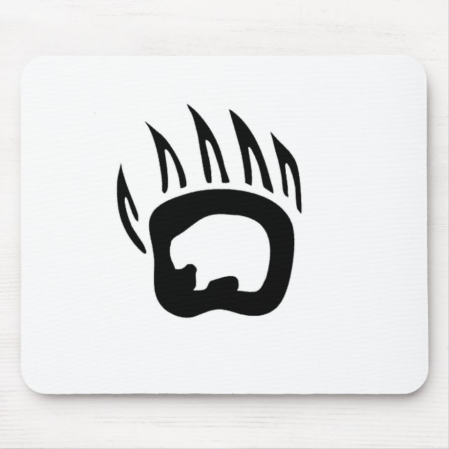 Bärenpranke Mousepad (Vorne)