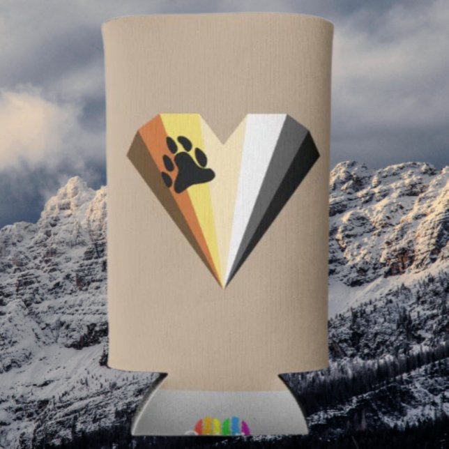 Bärenraub Herz Slim Seltzer kann Getränkekühler Selters Dosenkühler (Von Creator hochgeladen)