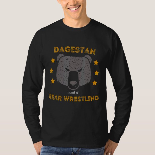 Bärenschule Dagestan - Wrestling 1 T-Shirt (Vorderseite)