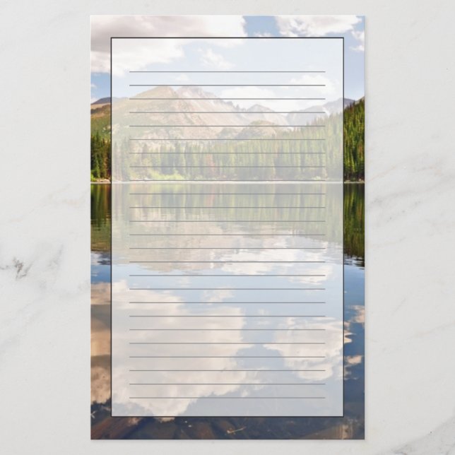 Bärensee Colorado. Briefpapier (Vorderseite)