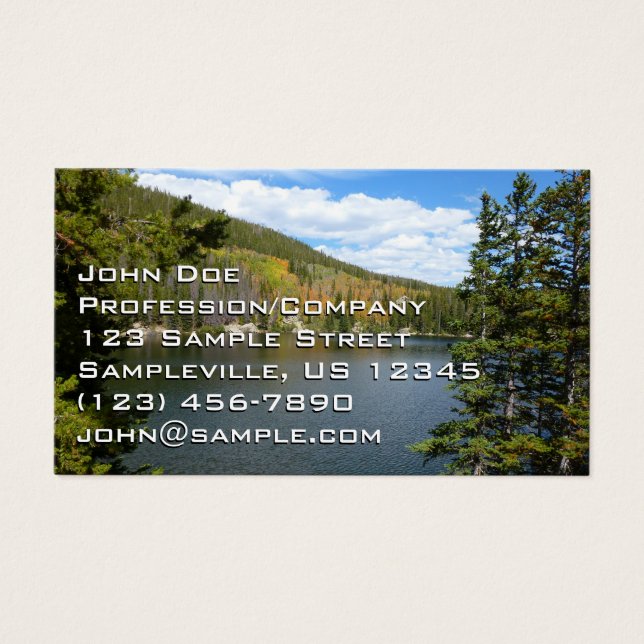 Bärensee im Rocky Mountain Nationalpark (Vorderseite)