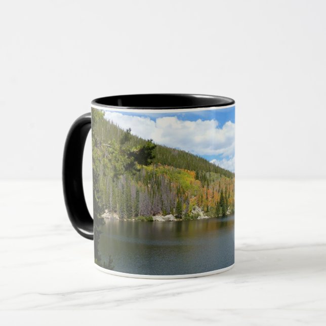 Bärensee im Rocky Mountain Nationalpark Tasse (Vorderseite Links)