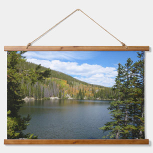 Bärensee im Rocky Mountain Nationalpark Wandteppich Mit Holzrahmen