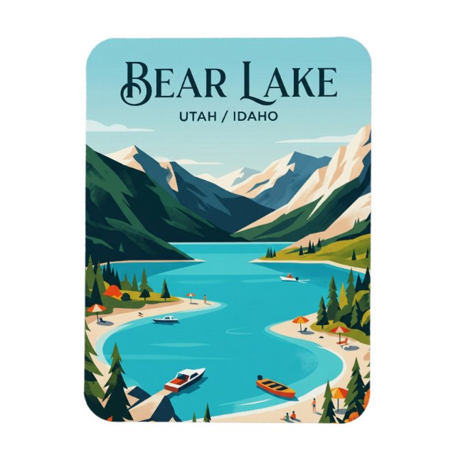 Bärensee USA Magnet (Vertikal)