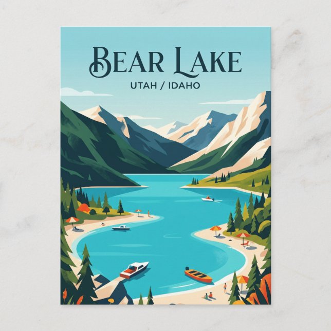 Bärensee USA Postkarte (Vorderseite)