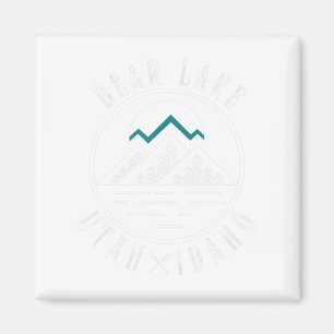 Bärensee Utah Idaho Camping Bootfahren Magnet