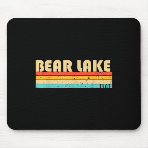 Bärensee Utah Lustiger Angelurlaub Camping Sommer Mousepad