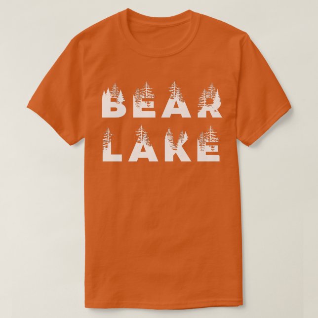 Bärensee Utah und Idaho Urlaub Souvenir Premium T-Shirt (Design vorne)