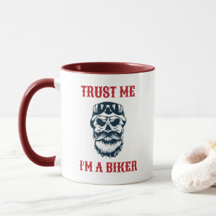 Bärenskull Motorrad Vertrau mir, ich bin Fahrr Tasse