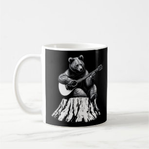 Bärenspielen Akustische Gitarre - Schwarz Kaffeetasse