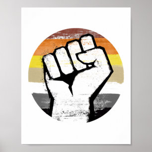 Bärenstolz-Faust-Kreis-Druck Poster