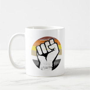 Bärenstolz Faust Kreisdruck Kaffeetasse