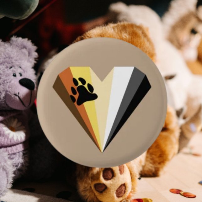 Bärenstolz-Herz-Knopf Button (Von Creator hochgeladen)