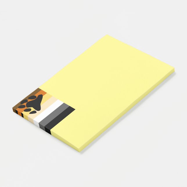 Bärenstolz - Nachhinweise Post-it Klebezettel (angewinkelt)