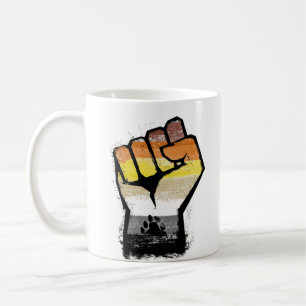Bärenstolz-Pfotenfaust Kaffeetasse