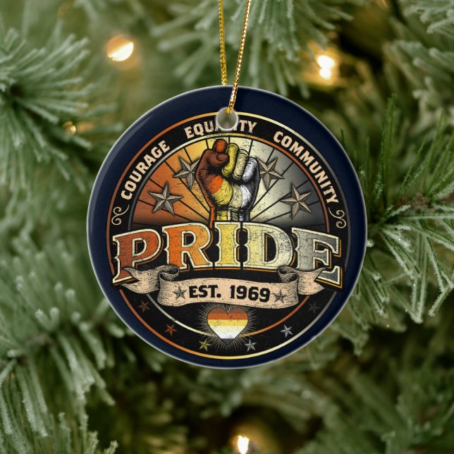 Bärenstolz seit 1969 keramik ornament (Baum)
