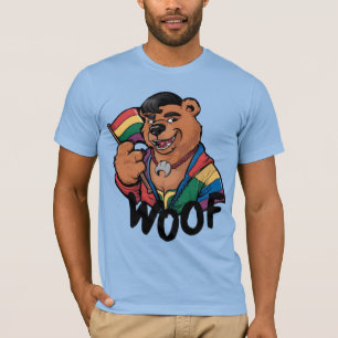 Bärenstolz Spaß und lustige Bärenwölfe mit Regenbo T-Shirt