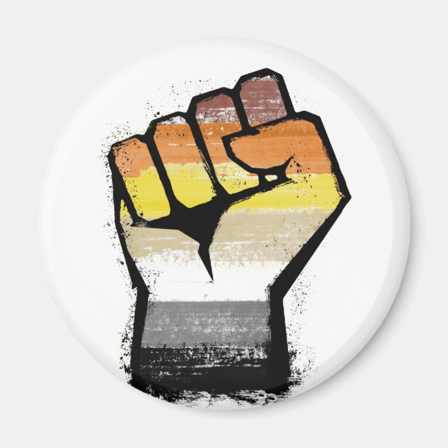 Bärenstolzfaust Magnet (Vorne)