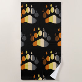 Bärenstreifen Strandtuch