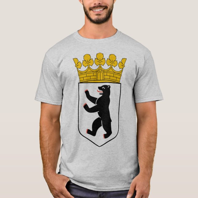 Bärensymbol in Berlin T-Shirt (Vorderseite)