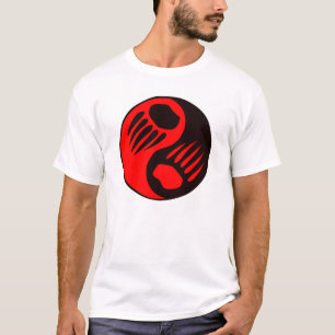 Bärentatze Yin Yang T-Shirt