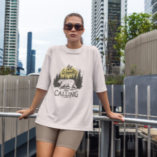 Bärentier in der Wald-Natur T-Shirt