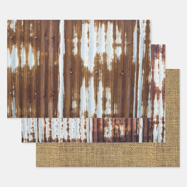 Barentzinn und Burlap Geschenkpapier Set (Set)