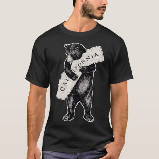 Bärenumarmung I Love California ArtRetro Vintage C T-Shirt
