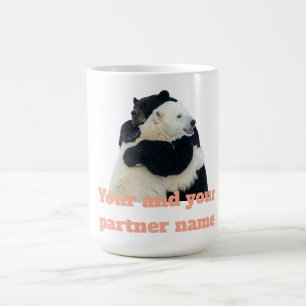 Bärenumarmung Liebe (Anpassbar) Kaffeetasse