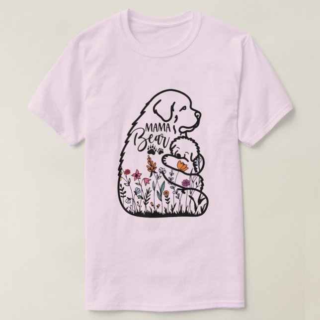 Bärenumarmung T-Shirt (Design vorne)