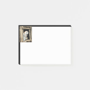 Bärenvogel im Fenster Post-it Klebezettel