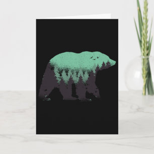 Bärenwald Natur Grizzly Wandern Outdoor Jagd Karte