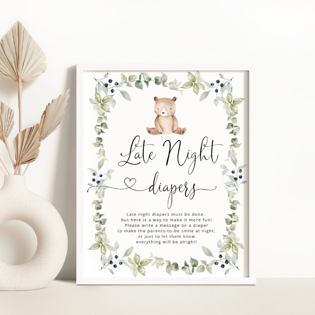 Bärenwald Späte Nacht Windeln Poster (Von Creator hochgeladen)