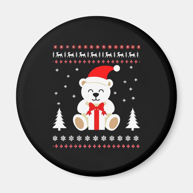 Bärenweihnachtsfest (4) magnet (Vorne)