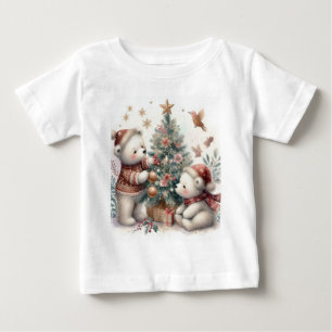 Bärenweihnachtszeit 1 baby t-shirt