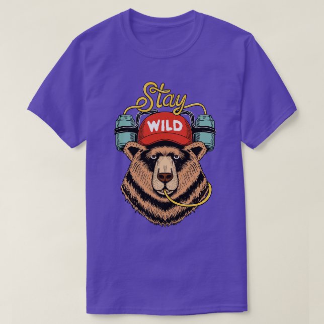 Bärenwild bleibe T-Shirt (Design vorne)