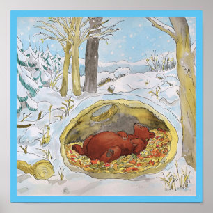 Bärenwinterposter Poster