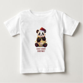 Bäreny Frohe Weihnachten! Playful Panda Baby T - S Baby T-shirt