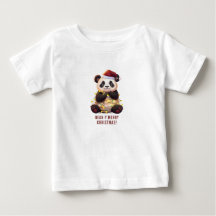Bäreny Frohe Weihnachten! Playful Panda Baby T - S