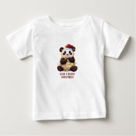 Bäreny Frohe Weihnachten! Playful Panda Baby T - S T-shirt