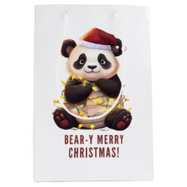 Bäreny Frohe Weihnachten! Playful Panda Geschenkta Mittlere Geschenktüte